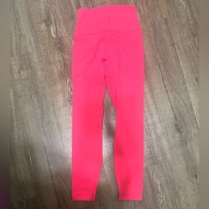 pink heynuts 7/8 leggings
